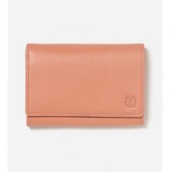 Stitch & Hide Women's Leather Ellie Wallet - Coral