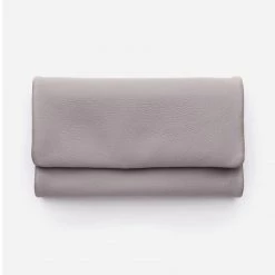 Stitch & Hide Women's Leather Paiget Wallet - Misty Grey Valentines Day