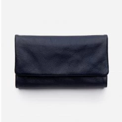 Stitch & Hide Women's Leather Paiget Wallet - Navy