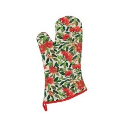 100% New Zealand Kiwiana Pohutukawa Print Oven Glove