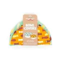 100% New Zealand Bowl Covers - Chocolate Fish (Set Of 2) Reusable & Eco Friendly