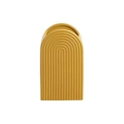 Potted Gatsby Medium Vase - Tobacco