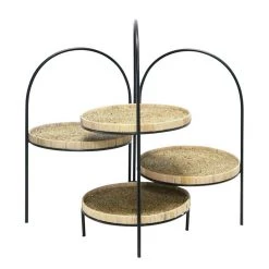 Stoneleigh & Roberson Rattan & Metal Arch Stand (88cm) NEW ARRIVALS