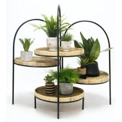Stoneleigh & Roberson Rattan & Metal Arch Stand (88cm) NEW ARRIVALS