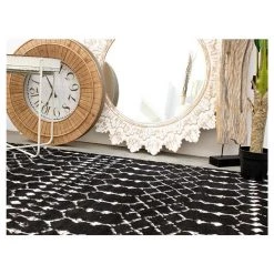 Stoneleigh & Roberson Black Area Rug