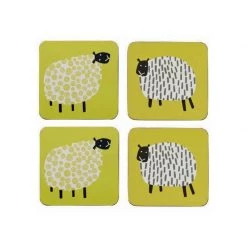 Ulster Weavers Dotty Sheep Coasters (Set Of 4) UNDER $25 GIFTS