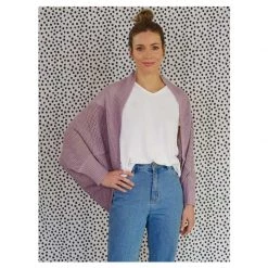 Hello Friday Crowd Pleaser Cardigan β Mauve Women's Gifts - Over $50