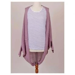 Hello Friday Crowd Pleaser Cardigan – Mauve Women's Gifts - Over $50
