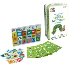 Briarpatch Eric Carle - The Very Hungry Caterpillar Bingo & Matching Games Tin Boardgames, Puzzles & Other Toys