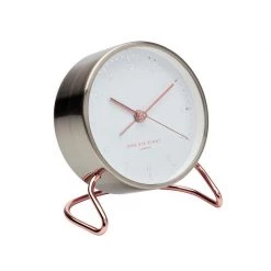 One Six Eight Metallics Indy Alarm Clock - Gunmetal