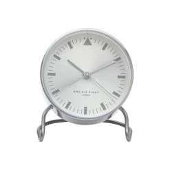 One Six Eight Metallics Lara Alarm Clock - Chrome
