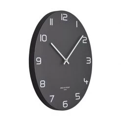 One Six Eight Nero Black Clock (40cm)