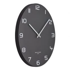One Six Eight Nero Black Clock (60cm)