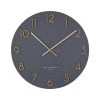 One Six Eight Restocked Charcoal Katelyn Clock (40cm)