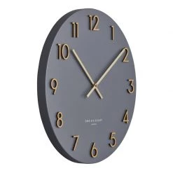 One Six Eight Restocked Charcoal Katelyn Clock (40cm)