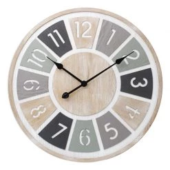 One Six Eight Lucas Multi-Coloured Clock (60cm) Coastal