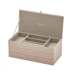 One Six Eight Restocked Gabriella Jewellery Box - Large Blush