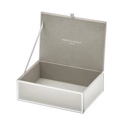 One Six Eight Sara Jewellery Box - Medium Off White Valentines Day