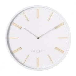 One Six Eight Esme Clock - White (40cm)