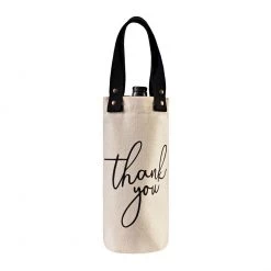 Linens & More Wine Bag - Thank You