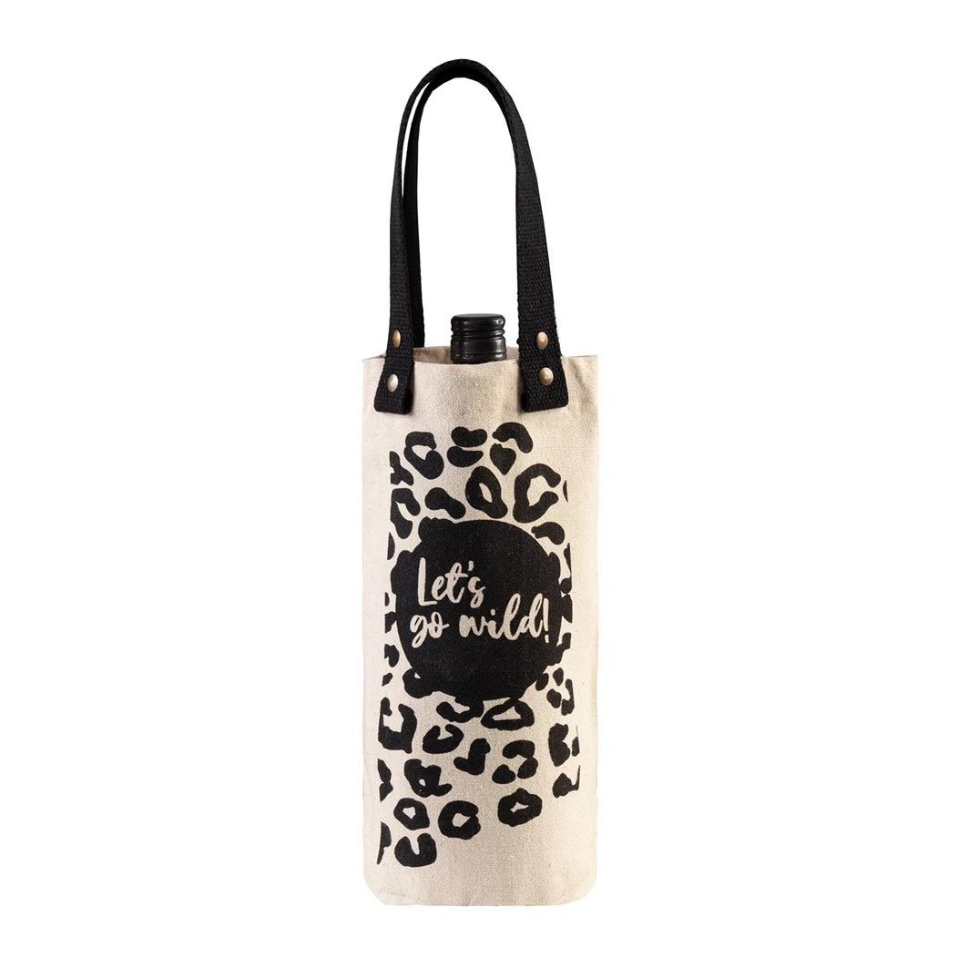Linens & More Wine Bag - Let's Go Wild
