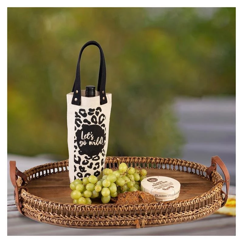 Linens & More Wine Bag - Let's Go Wild