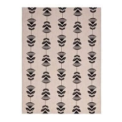 Linens & More Kiwiana Pohutukawa Tea Towel - Black