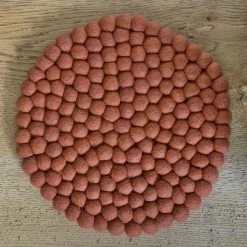 Sheepish Design Restocked NZ Wool Pot Stand / Trivet – Rust