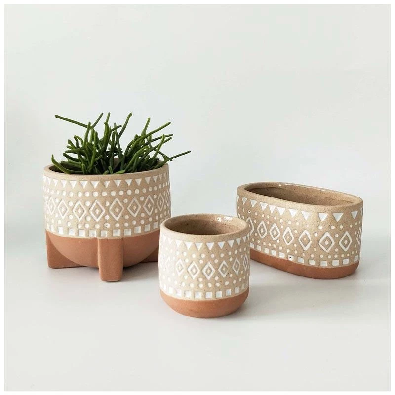 Urban Products Zuri Oblong Planter - Terracotta (13.5cm) UNDER $25 GIFTS