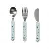 Done By Deer Dreamy Dots Cutlery Set (3pc) - Blue Dining & Aprons