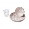 Done By Deer Dreamy Dots Yummy Dinner Set (3pc) - Powder