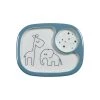 Done By Deer Dreamy Dots Mini Compartment Plate β Blue Dining & Aprons