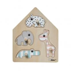 Done By Deer BABY & TODDLER GIFTS Peg Puzzle - Deer Friends