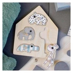 Done By Deer BABY & TODDLER GIFTS Peg Puzzle - Deer Friends