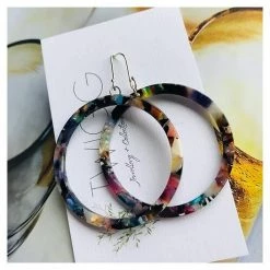Twigg Multicoloured Hoop Earrings - Small JEWELLERY