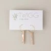 Twigg Blossom Hoop Rod Earrings JEWELLERY