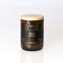 Lantern Cove Amberesque Candle โ Ebony & Smoke