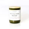 Lantern Cove Jade Candle β Sea Salt, Moss & Orange Andles