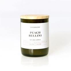 Lantern Cove Andles Jade Candle β Peach Bellini