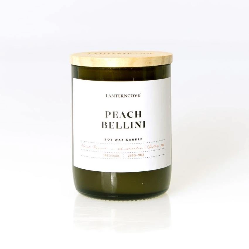 Lantern Cove Andles Jade Candle β Peach Bellini