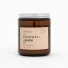 Lantern Cove Glo Candle - Coconut & Amber Andles