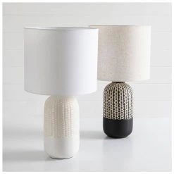 Amalfi White River Table Lamp (55cm)