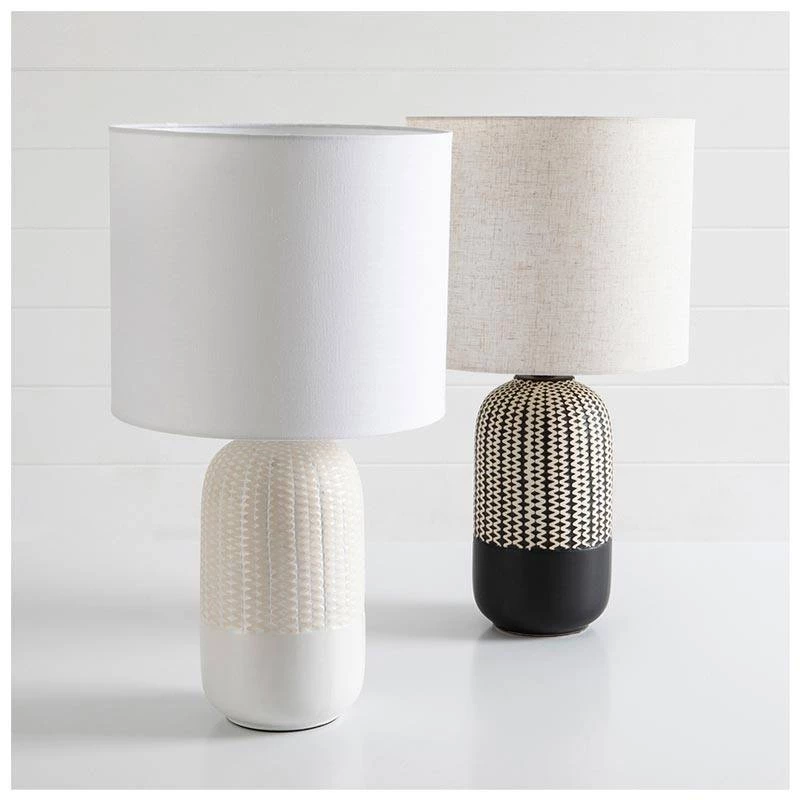 Amalfi White River Table Lamp (55cm)