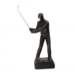 Le Forge Golfer Chipping Sculpture
