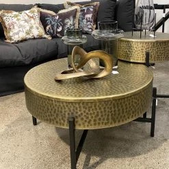 Le Forge Aluminium Gold Knot Sculpture Metallics