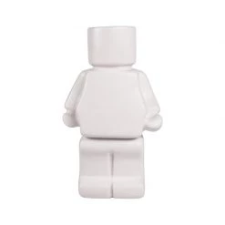 Urban Products Block Man Planter - White Restocked