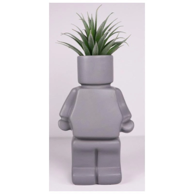 Urban Products Block Man Planter - Grey