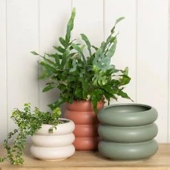 Potted VASES & PLANTERS Milan Planter/Vase Tall - Sandstorm
