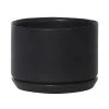 Potted Oslo Planter Wide - Black