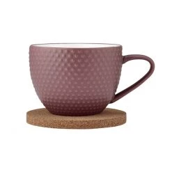 Ladelle Abode Mug & Coaster Set - Dark Rose Last Chance - Final Few